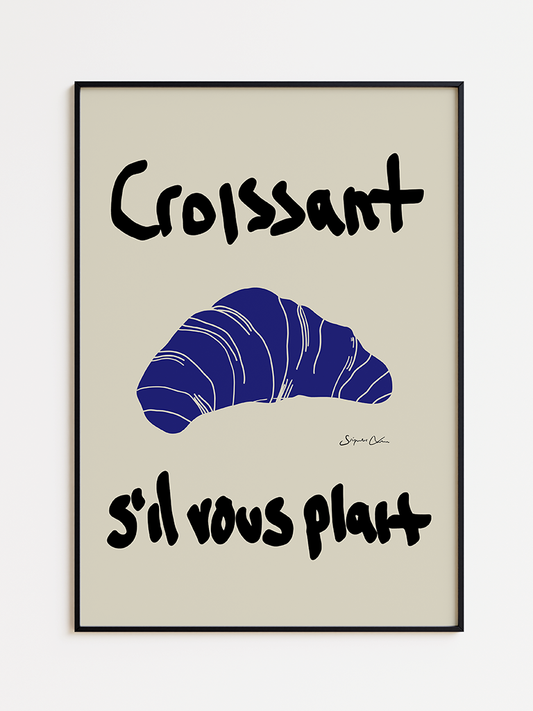 Croissant Blue