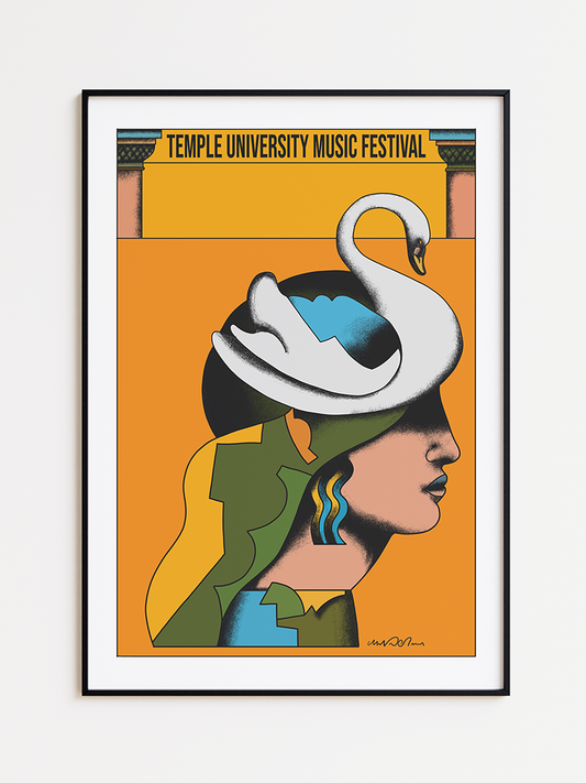 Temple University Music Festival 1975 Poster