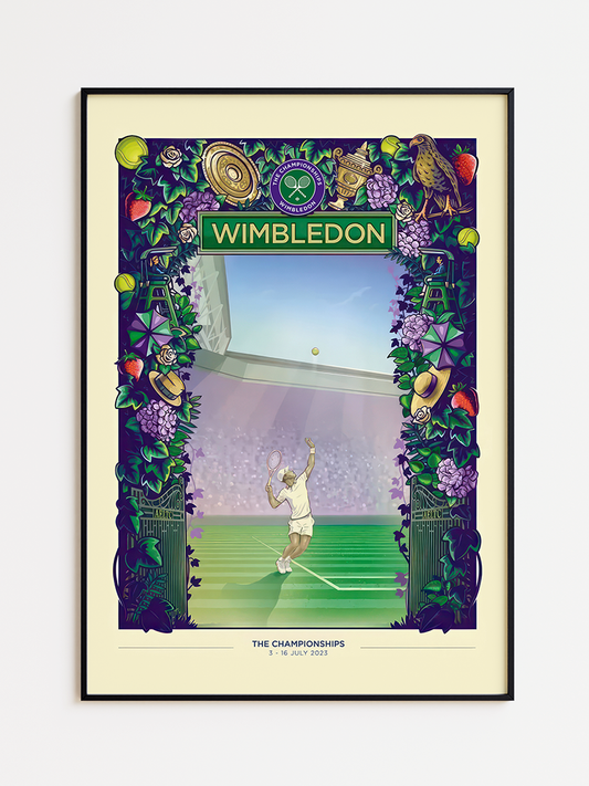 Wimbledon Men's Single 2023 Poster