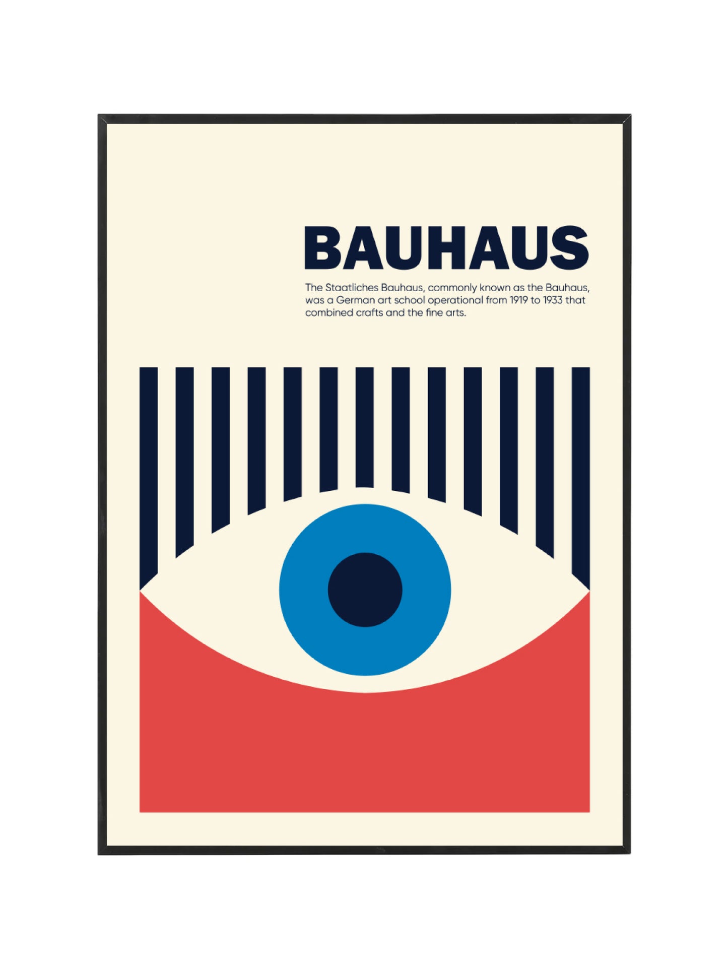 Bauhaus Single Eye Poster