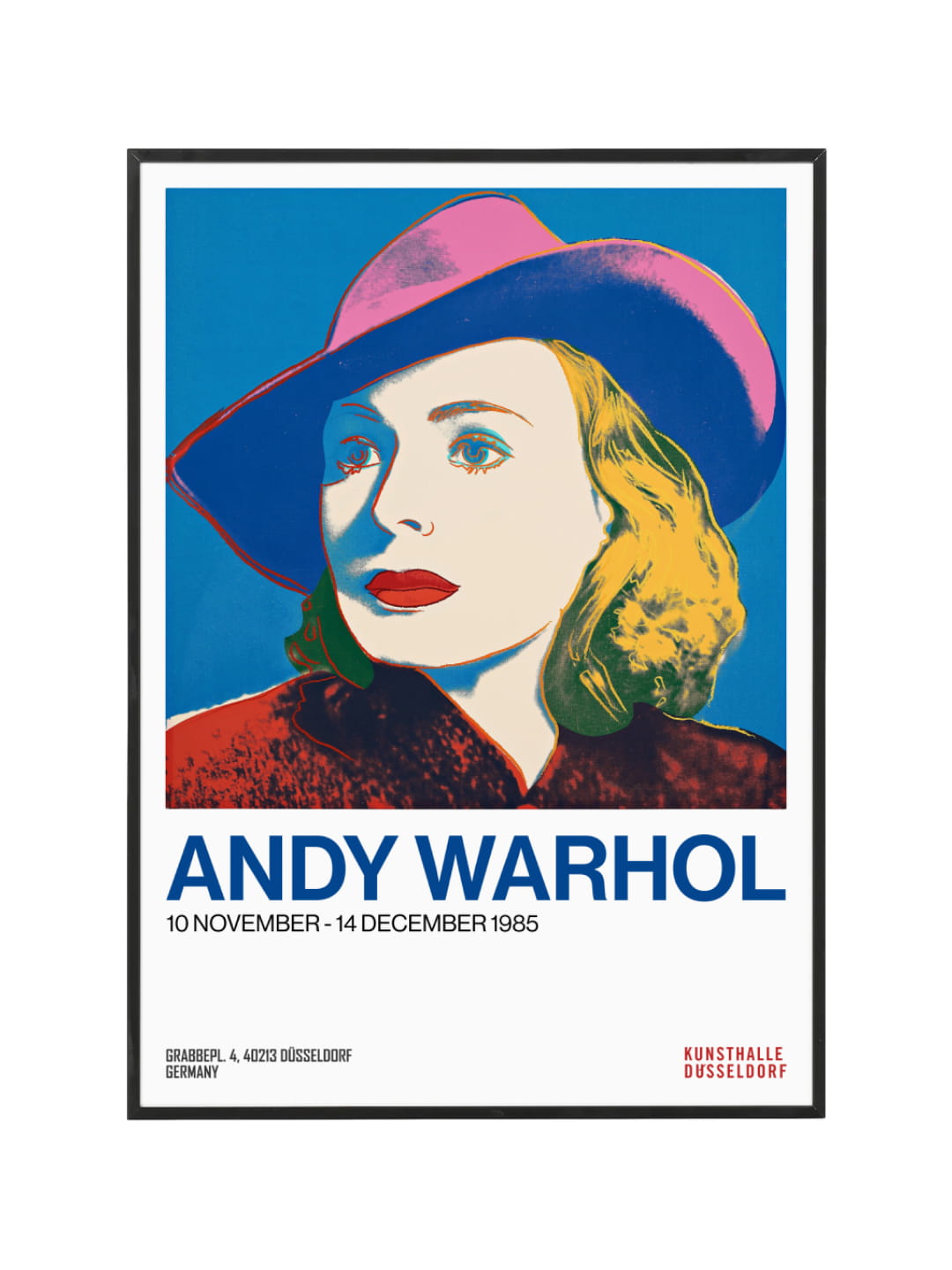 Ingrid Bergman With Hat | Andy Warhol