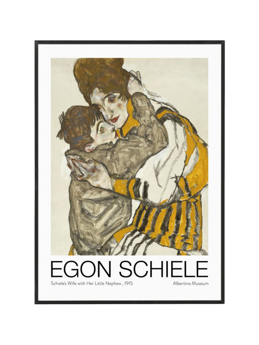 Schiele's Wife with Her Little Nephew | Egon Schiele