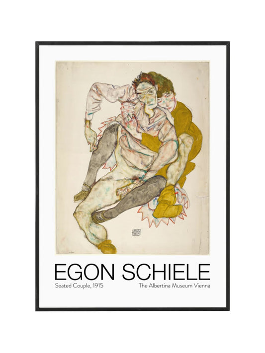 Seated Couple | Egon Schiele