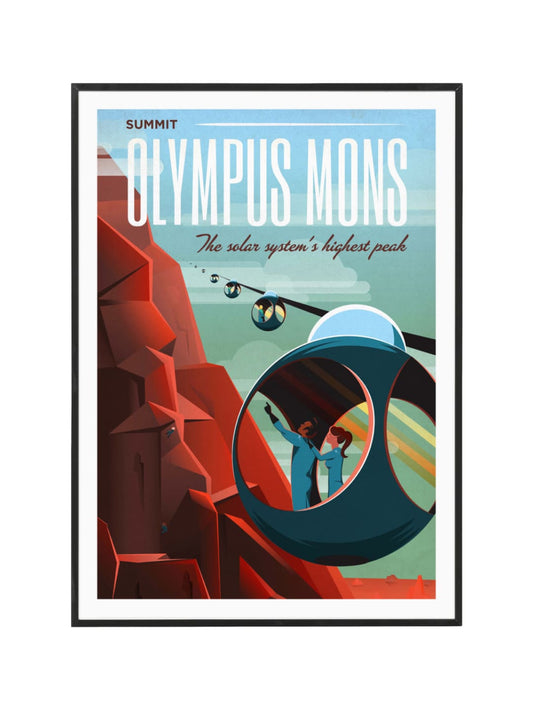 SpaceX Mars Tourism Poster