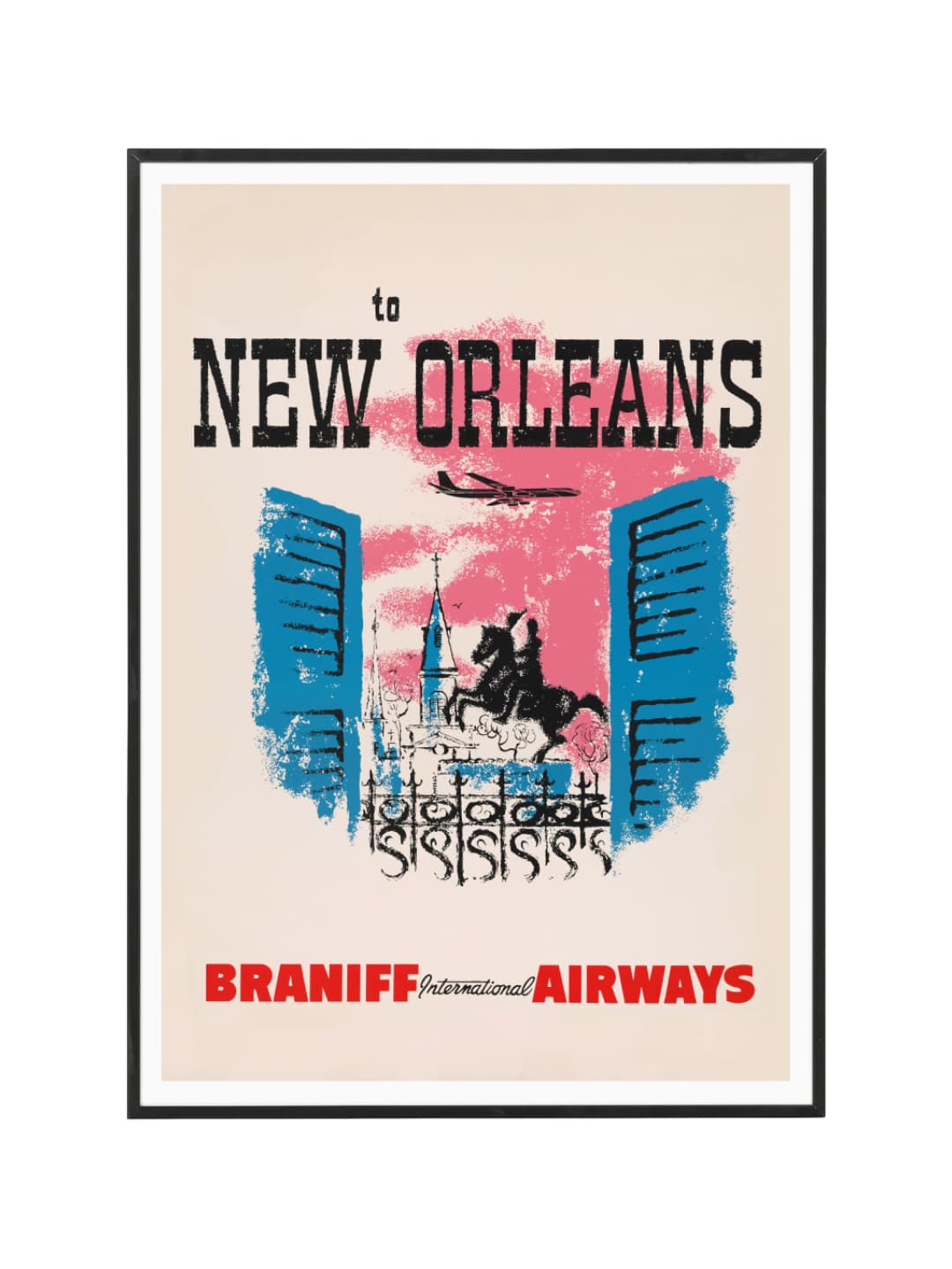 To New Orleans - Braniff International Airways