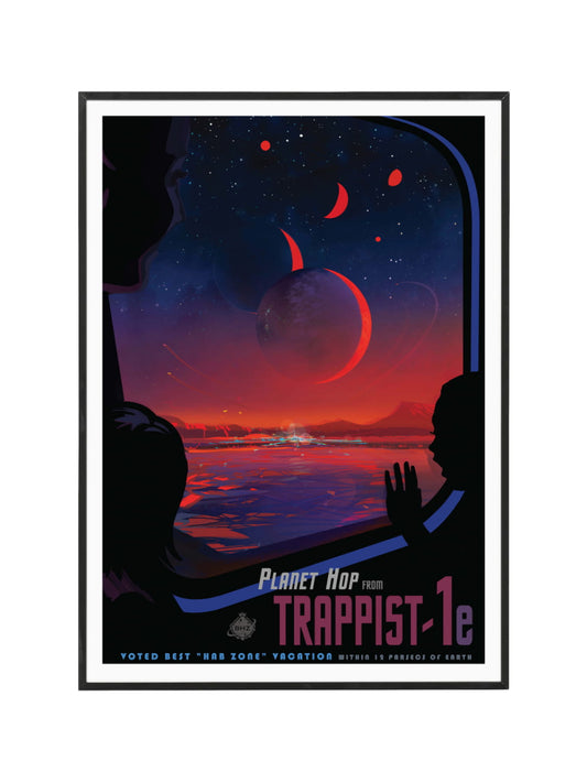 Trappist-1e Travel Poster