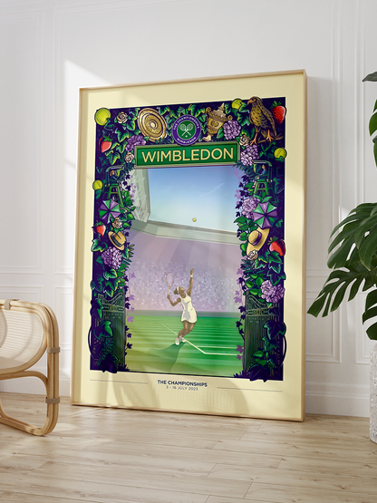 Wimbledon Women's Single 2023 Poster